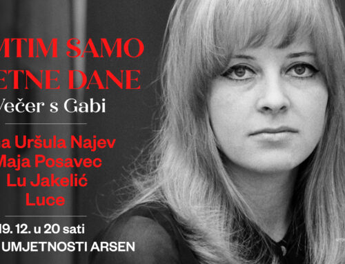 Koncert Pamtim samo sretne dane – večer s Gabi u Kući umjetnosti Arsen